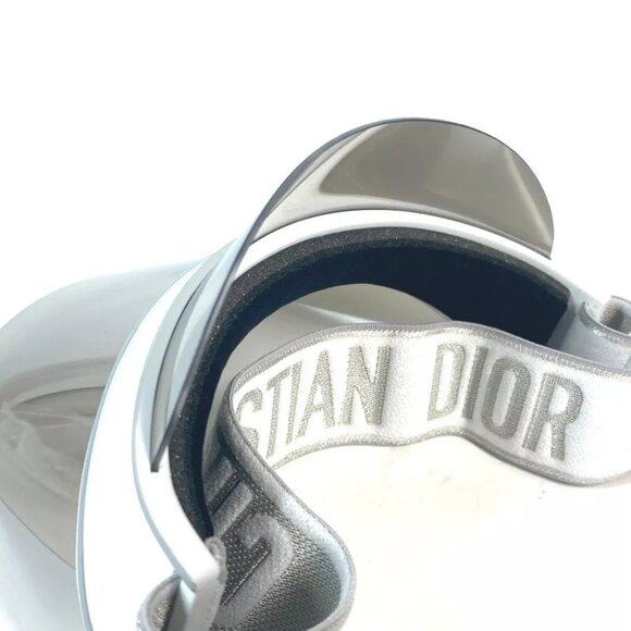 CHRISTIAN DIOR DIORCLUB logo hat visor Sun visor Plastic White main image 7